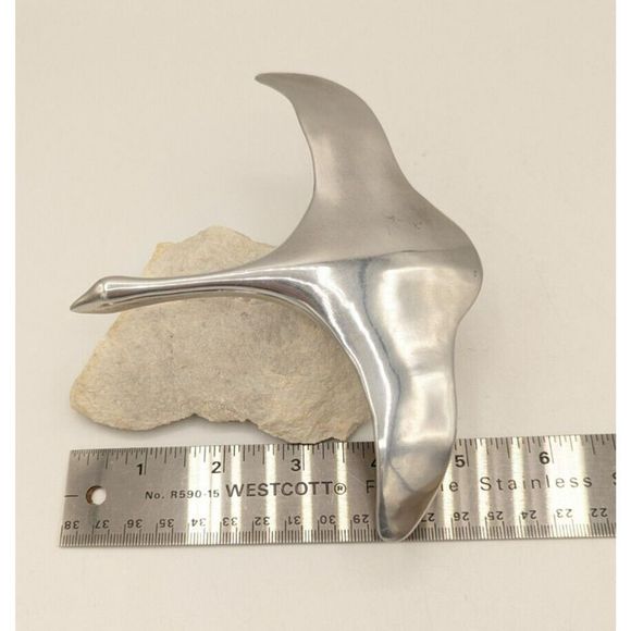 Hoselton Canadian Goose Sculpture on Sandstone MCM SIGNED/NUMBERED Vintage - Picture 10 of 11